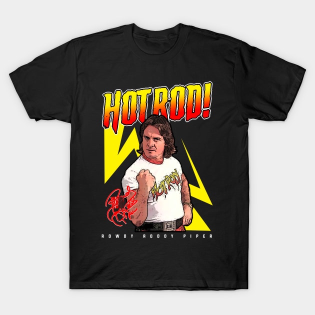 Hot Rod Rowdy T-Shirt by lockdownmnl09
